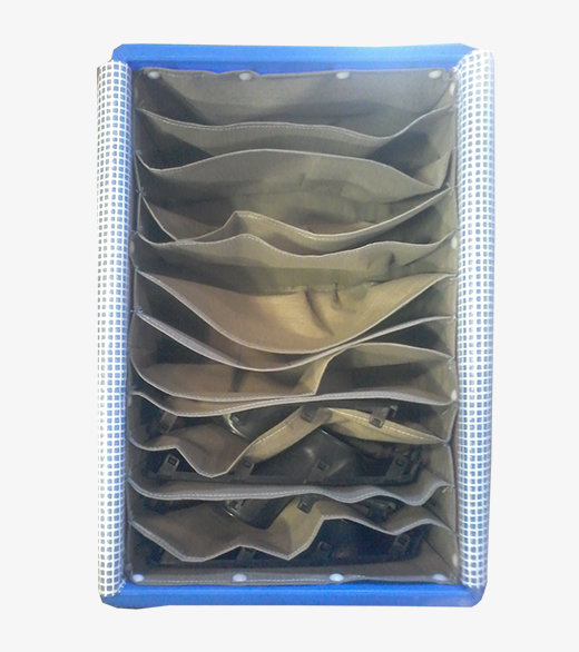 Fabricated Crates With Textile Dunnage